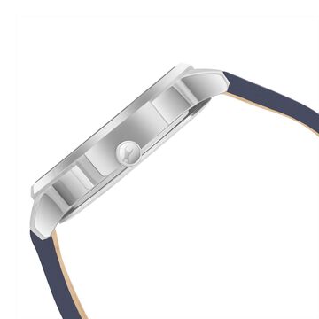 Fastrack MetaWe Quartz Analog Blue Dial Leather Strap Watch For Guys