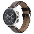 Titan Light leathers Multifunction Anthracite Dial Leather Strap Watch For Men - image number 2