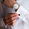 Titan Light Leathers Multifunction Silver Dial Silver Stainless Steel Strap Watch For Men - image number 6
