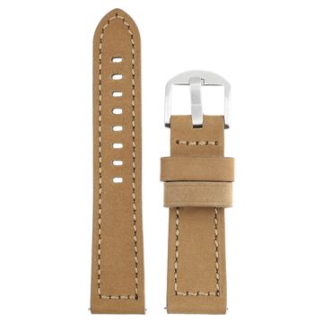 22 mm Brown Genuine Leather Straps for Men