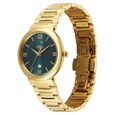 Xylys Quartz Analog with Date Green Dial Golden Stainless Steel Strap Watch For Women - image number 2
