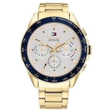 Tommy Hilfiger Silver Dial Stainless Steel Strap Watch for Men