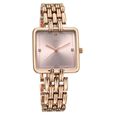Vyb Minimalist By Fastrack Quartz Analog Pink Dial Rose Gold Metal Strap Watch For Girls - image number 1