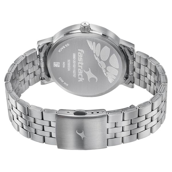 Fastrack Dial It Up Quartz Multifunction Silver Dial Stainless Steel Strap  Watch for Guys