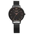 Poze by Sonata Quartz Analog Golden Dial Stainless Steel Strap Watch for Women