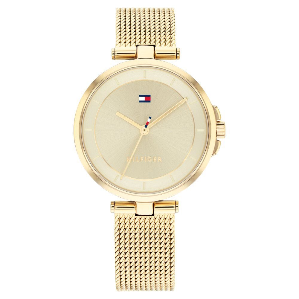 Tommy Hilfiger Quartz Analog Beige Dial Stainless Steel Strap Watch for Women-picture-11