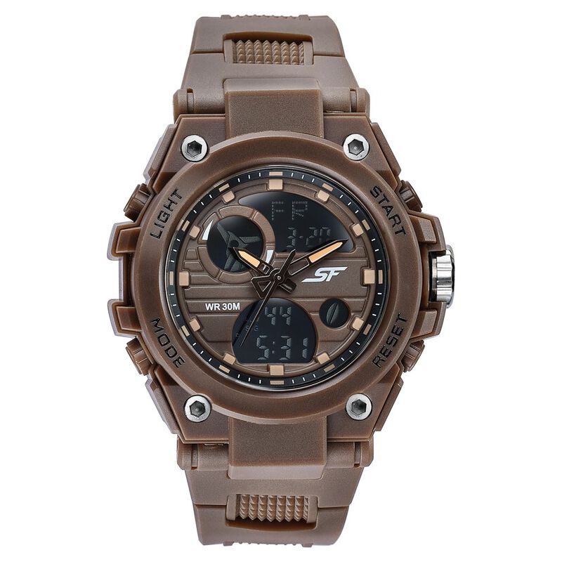 SF Ignite - Earthy Brown Anadigi Watch