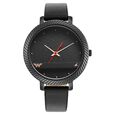 Fastrack Wonder Woman Quartz Analog Black Dial Leather Strap Watch for Girls - image number 1