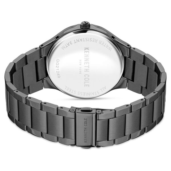 Kenneth Cole Quartz Analog Black Dial Stainless Steel Strap Watch for Men - image number 4
