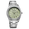Sonata Festive Quartz Analog with Date Teal Dial Metal Strap Watch For Men