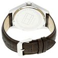 Tommy Hilfiger Quartz Analog White Dial Leather Strap Watch for Men - image number 3