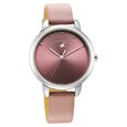 Fastrack Stunners Quartz Analog Purple Dial Leather Strap Watch for Girls - image number 0