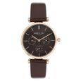 Kenneth Cole Quartz Multifunction Brown Dial Leather Strap Watch for Women - image number 0