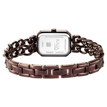 Titan Raga Showstopper Quartz Analog Brown Dial Metal Strap Watch For Women
