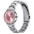 Sonata Poze Quartz Analog Pink Dial Silver Metal Strap Watch For Women - image number 4