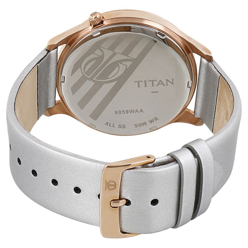 Titan Analog Mother of Pearl Dial Leather Strap watch for Women - image number 3