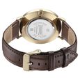 Sonata Quartz Analog White Dial Brown Leather Strap Watch For Men - image number 5