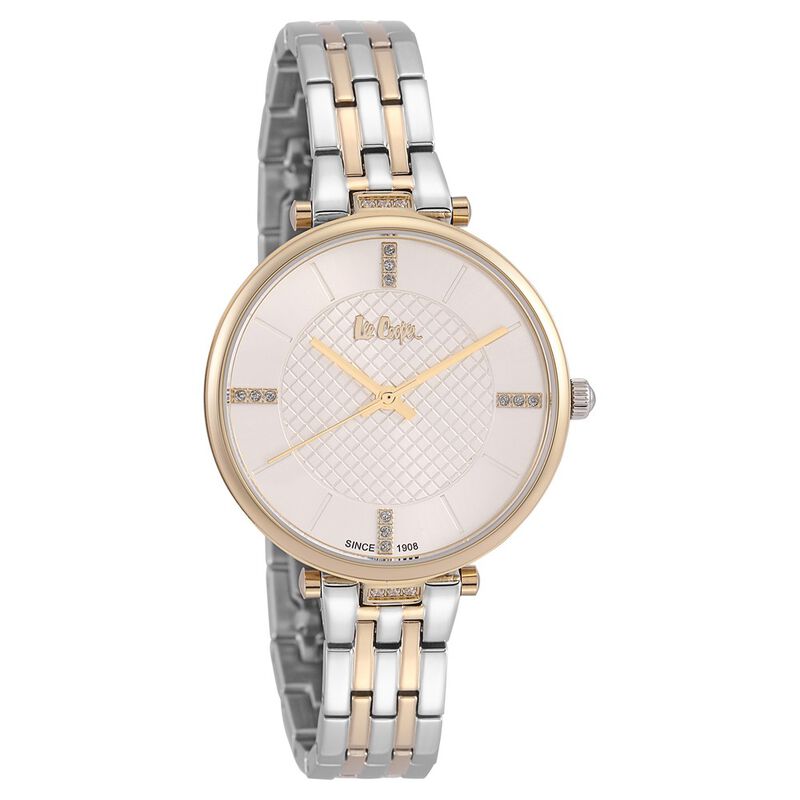 Lee Cooper Quartz Analog Silver Dial Metal Strap Watch for Women - image number 1