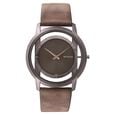 Titan Edge Brown Dial Analog Stainless Steel Strap Watch for Men - image number 0