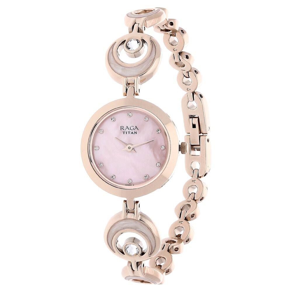Buy Online Titan Raga Moonlight Mother of Pearl Dial Women Watch