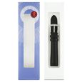 16 mm Black Genuine Leather Strap for Women - image number 7