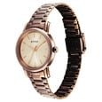 Titan Karishma Quartz Analog Beige Dial Brown Stainless Steel Strap Watch For Women - image number 2