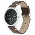Fastrack Tripster Quartz Analog Bicolour Dial Leather Strap Watch for Guys - image number 2