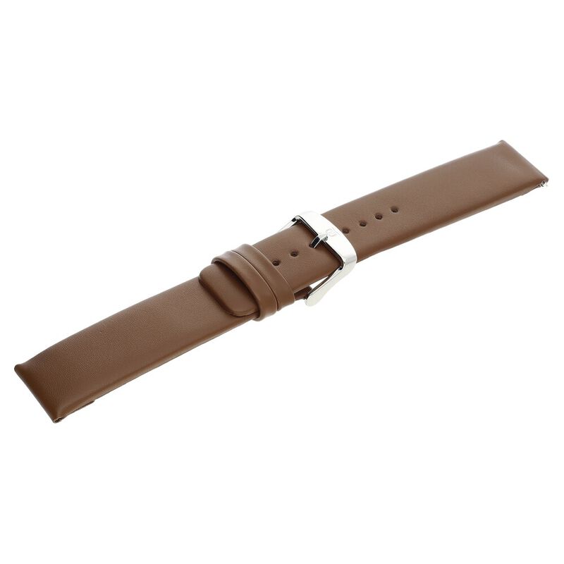 20 mm Brown Genuine Leather Strap for Men - image number 3