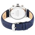 Titan Sapphire Quartz Multifunction Silver Dial Leather Strap Watch for Men - image number 4