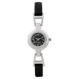 Sonata Quartz Analog Silver Dial Leather Strap Watch for Women
