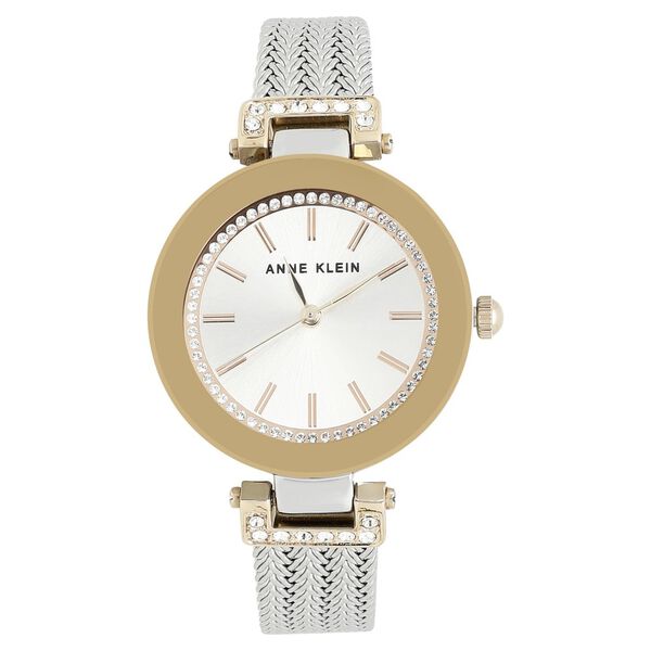 Anne Klein Quartz Analog Silver Dial Metal Strap Watch for Women - image number 0