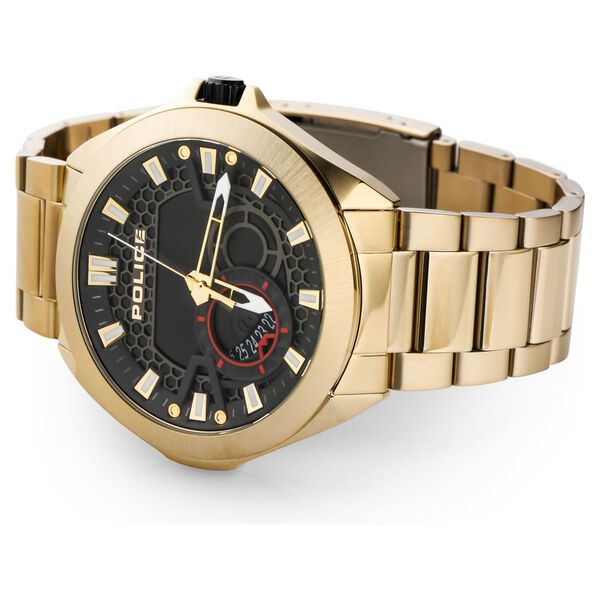 Police Quartz Analog Black Dial Stainless Steel Strap Watch for Men - image number 4
