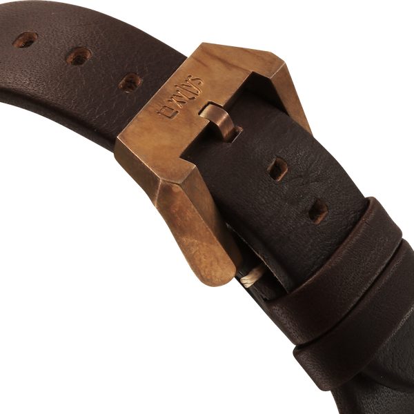 Xylys Mariana Swiss Analog with Date Green Dial Geniune Leather Strap Watch For Men - image number 6
