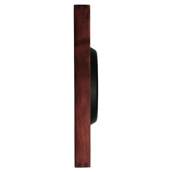 Titan Black & Timber Wooden Wall Clock - image number 3