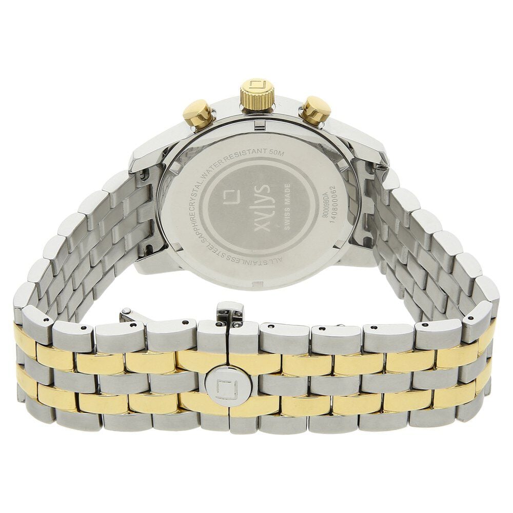 Buy Online Xylys Swiss Chronograph Multicoloured Metal Strap and