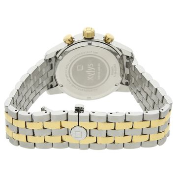Xylys Swiss Chronograph Multicoloured Metal Strap and White Dial Watch For Men