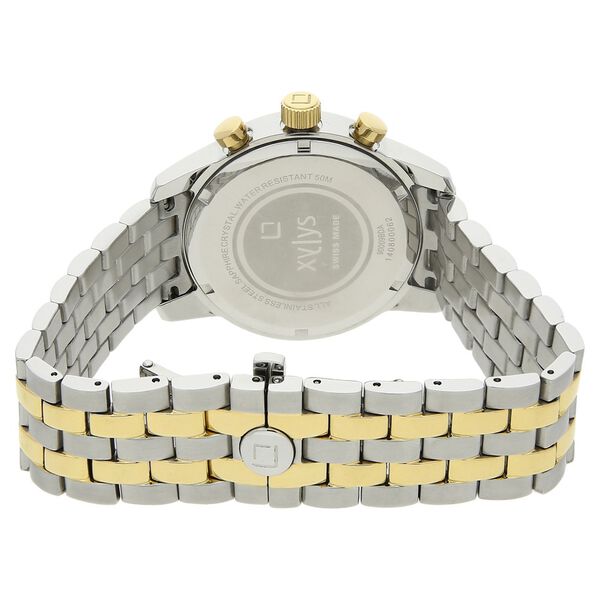 Xylys Swiss Chronograph Multicoloured Metal Strap and White Dial Watch For Men - image number 3