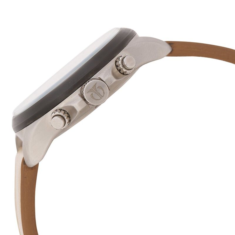 Titan Octane White Dial Quartz Multifunction Leather Strap watch for Men - image number 3