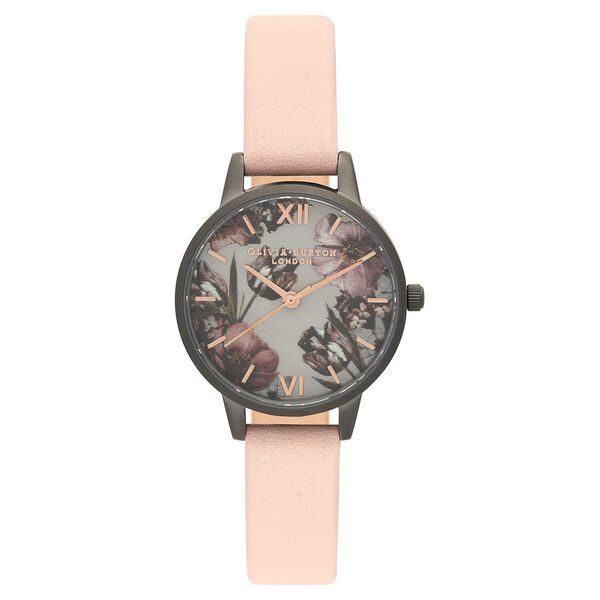 Olivia Burton Quartz Analog Mother of Pearl Dial Leather Strap Watch for Women - image number 1