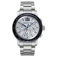 Cerruti 1881 Quartz Multifunction White Dial Silver Colour Stainless Steel Strap Watch For Men - image number 0