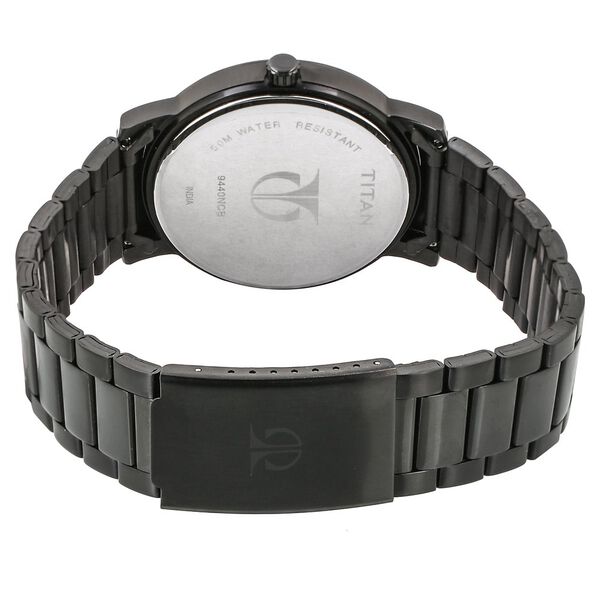 Titan Quartz Analog with Date Black Dial Watch for Men - image number 3