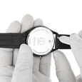 20 mm Black Genuine Leather Straps for Men - image number 5