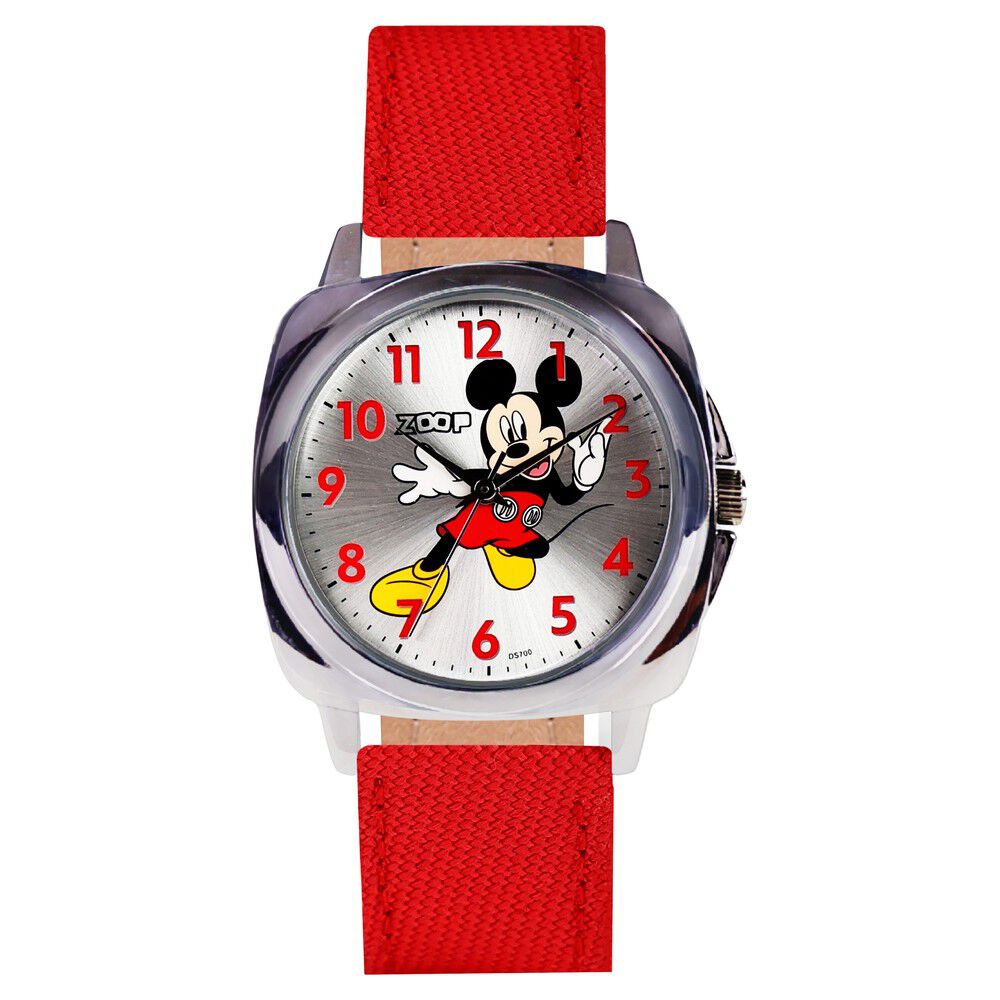 mikiko Buy Online Zoop Disney Mickey Mouse Analog Watch with Silver Dial