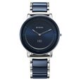 Titan Edge Fusion Quartz Analog Black Dial Black Steel & Ceramic Strap Watch for Men