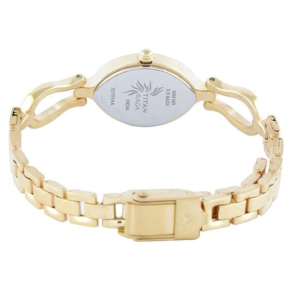 Titan Quartz Analog Silver Dial Stainless Steel Strap Watch for Women - image number 2
