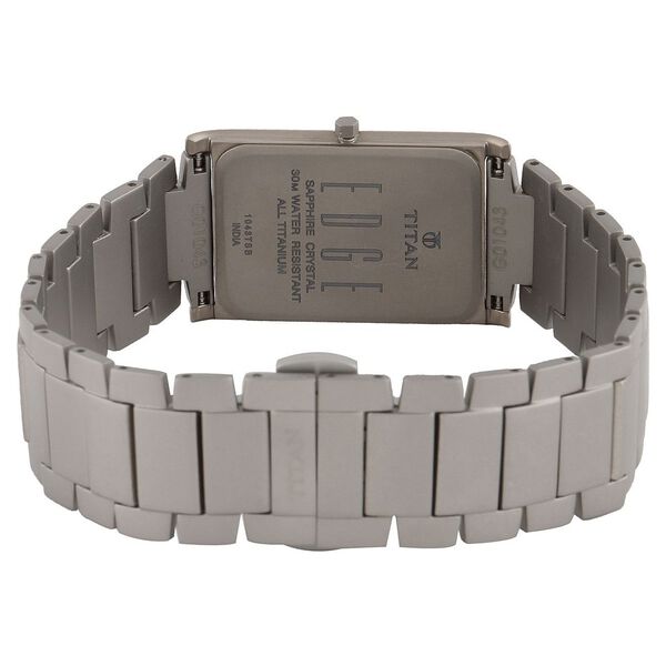 Titan Edge Quartz Analog Silver Dial Watch For Men - image number 2