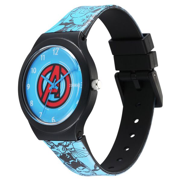 Zoop Marvel Avengers Interchangable Watch Set with Blue Dial & Multicoloured Strap for Boys Kids, from House of Titan - image number 5