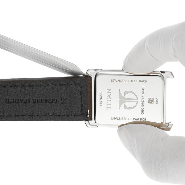 24 mm Brown Genuine Leather Straps for Men - image number 6