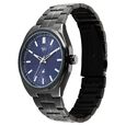 Vyb Aviator By Fastrack Quartz Analog Blue Dial Grey Stainless Steel Strap Watch For Guys - image number 2