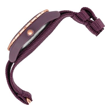 Anne Klein Quartz Analog Purple Dial Plastic Strap Watch for Women